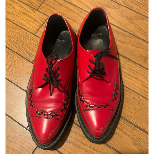 美品 saint laurent サンローラン クリーパー 41 ブーツ