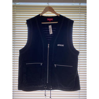 シュプリーム(Supreme)のSupreme  Nylon Cargo Vest ベスト　ブラック　新品(ベスト)