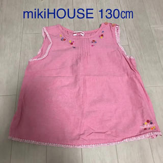 ミキハウス(mikihouse)のミキハウス　130 ノースリーブ130 ミキハウス130 ピンク130(Tシャツ/カットソー)