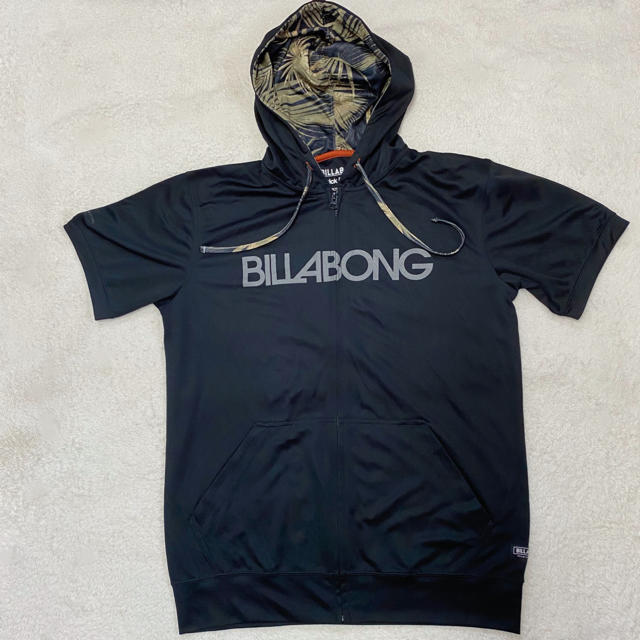 billabong(ビラボン)のBILLA BONGビラボン　半袖ラッシュガード　半袖パーカー　UVカットドライ メンズの水着/浴衣(水着)の商品写真