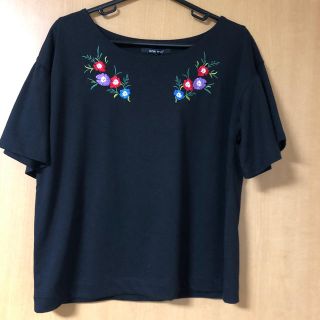 ワンウェイ(one*way)のoneway 刺繍トップス(カットソー(半袖/袖なし))