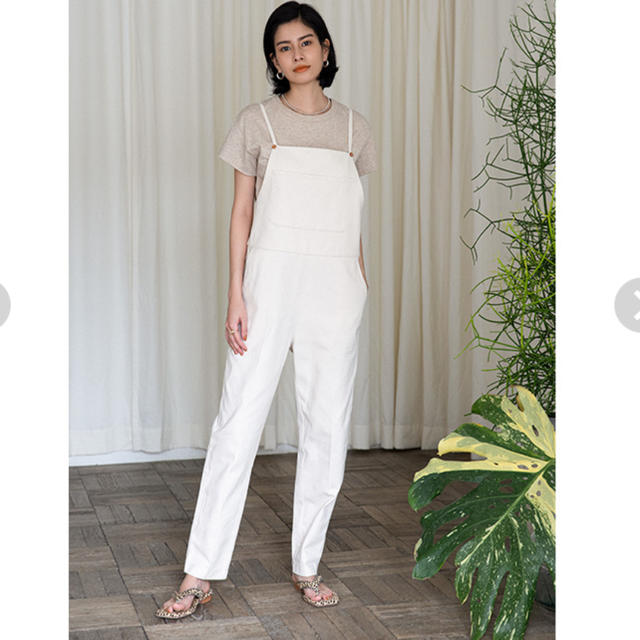 限定タイムセール SeaRoomlynn COTTONワイドフレアサロペット ホワイト