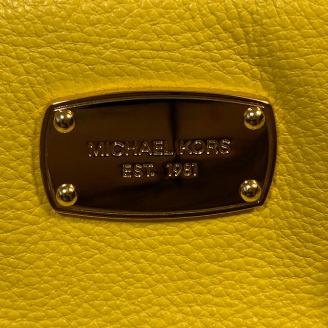 Michael Kors(マイケルコース)のMichael Kors ハンドバッグ　イエロー レディースのバッグ(ハンドバッグ)の商品写真
