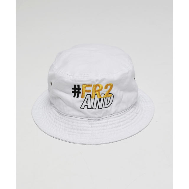 WIND AND SEA FR2 Patch Bucket Hat white