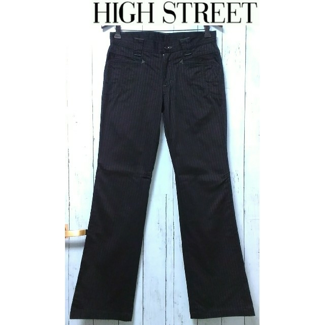 HIGH STREET(ハイストリート)の★新品 ハイストリート 脚長美脚 シューカット ストレッチ スリムパンツ メンズのパンツ(その他)の商品写真