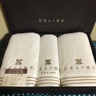 セリーヌ(celine)の★ 訳あり！　セリーヌ　フェイスタオル　ウォッシュタオル　３枚(タオル/バス用品)