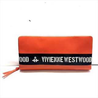 ヴィヴィアンウエストウッド(Vivienne Westwood)の新品 ヴィヴィアンウエストウッド 長財布 本革 レザー オレンジ(財布)