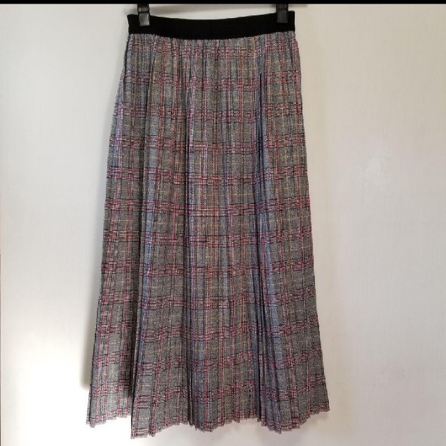 【22】チェックロングスカート レディースのスカート(ロングスカート)の商品写真
