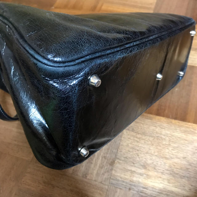 H.P.FRANCE(アッシュペーフランス)のジャックルコー  バッグ　ブラック レディースのバッグ(ハンドバッグ)の商品写真