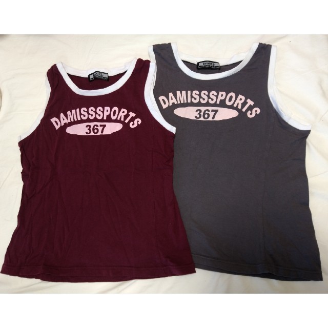 DA MiSS(ダミス)袖なしTシャツ色違い2枚 スポーツ/アウトドアのトレーニング/エクササイズ(ヨガ)の商品写真