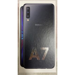 ギャラクシー(Galaxy)のGalaxy A7 ブラック　本体　新品(スマートフォン本体)