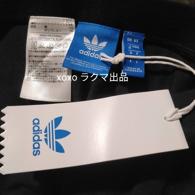 adidas Originals レギンス Mサイズ 黒 ブラック ロゴ 1