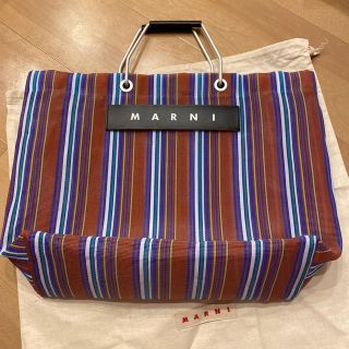 マルニ(Marni)のMARNI マルニ　ストライプバッグ　明日まで¥22500→¥22000(トートバッグ)