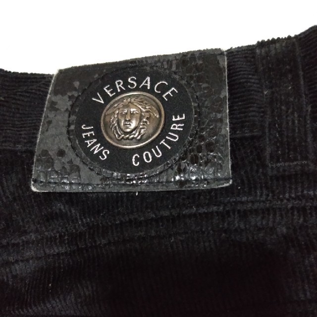 VERSACE(ヴェルサーチ)のdcd様専用☆　ボトム（コーデュロイ）　黒　サイズW30-L44　ヴェルサーチ メンズのパンツ(その他)の商品写真