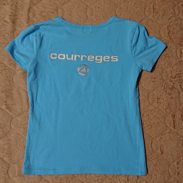 Courreges(クレージュ)のクレージュ Tシャツ 水色 レディースのトップス(Tシャツ(半袖/袖なし))の商品写真