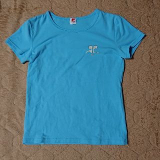 クレージュ(Courreges)のクレージュ Tシャツ 水色(Tシャツ(半袖/袖なし))