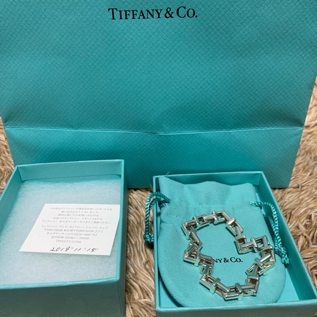 tiffany tチェーン ブレスレット M