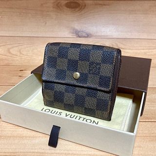 ルイヴィトン(LOUIS VUITTON)の正規品【定番】LOUIS VUITTON ダミエ  Wホック 折り財布(財布)