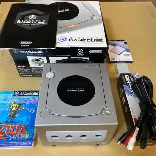 ニンテンドウ(任天堂)のNintendo GAMECUBE 本体＋ゼルダの伝説 風のタクト(家庭用ゲーム機本体)