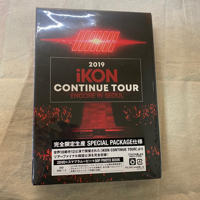 iKON(アイコン)の2019　iKON　CONTINUE　TOUR　ENCORE　IN　SEOUL（ エンタメ/ホビーのDVD/ブルーレイ(ミュージック)の商品写真