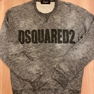 ディースクエアード(DSQUARED2)のDSQUARED2ダメージトレーナー  Sサイズ　正規品(スウェット)