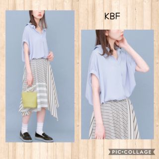 ケービーエフ(KBF)のスキッパーシャツチュニック KBF urban research(シャツ/ブラウス(半袖/袖なし))