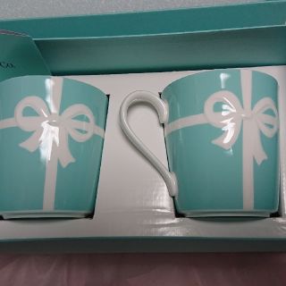 ティファニー(Tiffany & Co.)のティファニー  ブルーボックスマグ(インドネシア)②(食器)