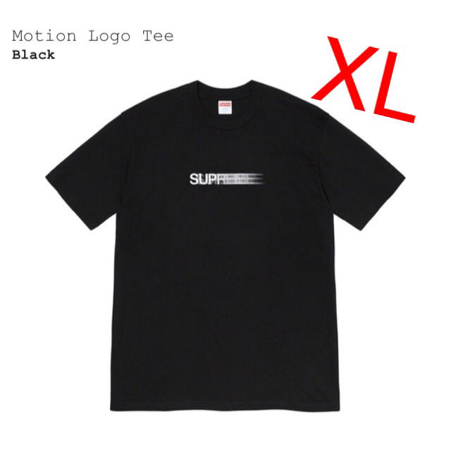 Motion Logo Tee XL モーションロゴ supreme 黒 Tシャツ/カットソー(半袖/袖なし) -  maquillajeenoferta.com