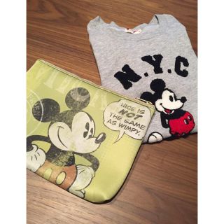 ディズニー(Disney)のmickey SET♡値下げ(クラッチバッグ)