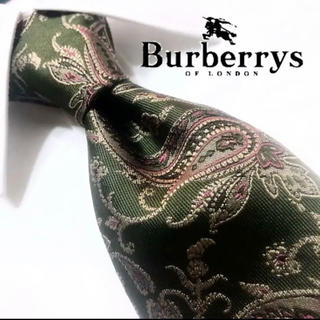 バーバリー(BURBERRY)の【極上！美品！人気ブランド！】Burberrys最高級シルクネクタイ！(ネクタイ)