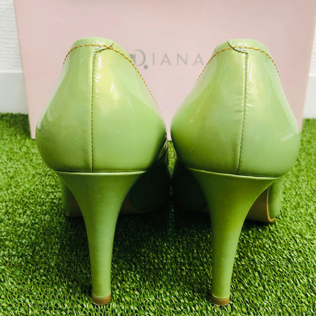 DIANA(ダイアナ)のDiana❤️ハイヒール 夏色グリーン🎀箱付き 可愛い❤️ レディースの靴/シューズ(ハイヒール/パンプス)の商品写真