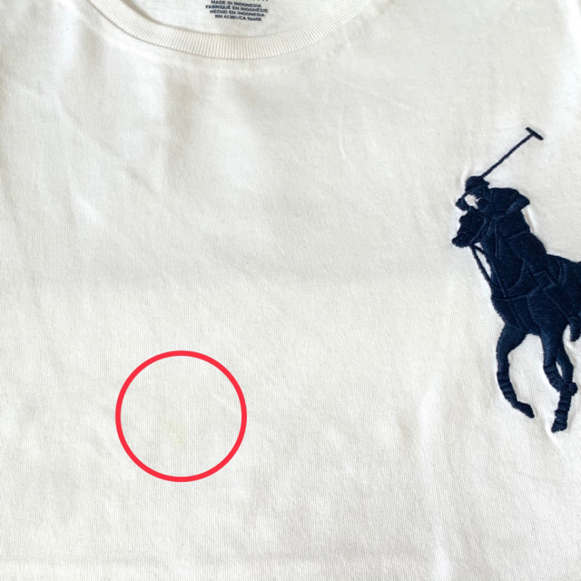 POLO RALPH LAUREN(ポロラルフローレン)の＊M様 専用＊ メンズ XS 新品 ビッグポニー×ナンバリング コットンTシャツ メンズのトップス(Tシャツ/カットソー(半袖/袖なし))の商品写真