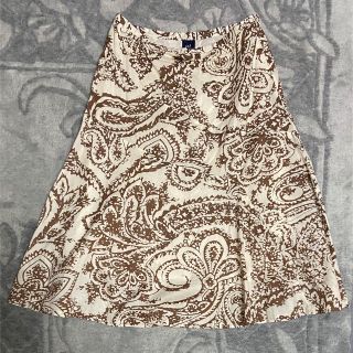 ギャップ(GAP)の【美品】ギャップ　フレアスカート(ひざ丈スカート)