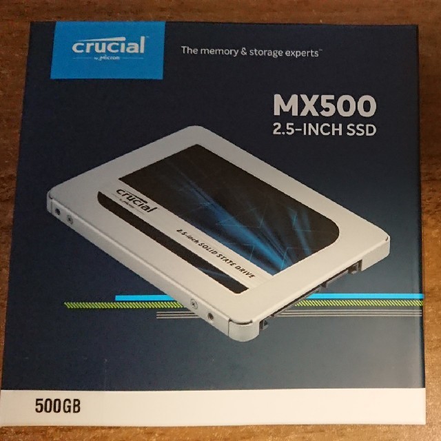 新品 SSD 500GB CT500MX500SSD1領収書付き 5年保証スマホ/家電/カメラ