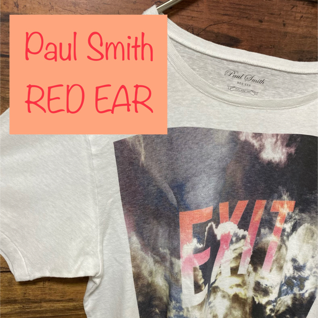 Paul Smith(ポールスミス)のPRINT T-SHIRTS “EXIT”（RED EAR) メンズのトップス(Tシャツ/カットソー(半袖/袖なし))の商品写真