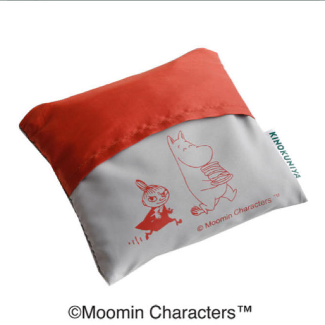 Little Me(リトルミー)のMoomin×紀ノ国屋/ムーミン コンパクトバッグ イエロー グレー ピンク レディースのバッグ(エコバッグ)の商品写真