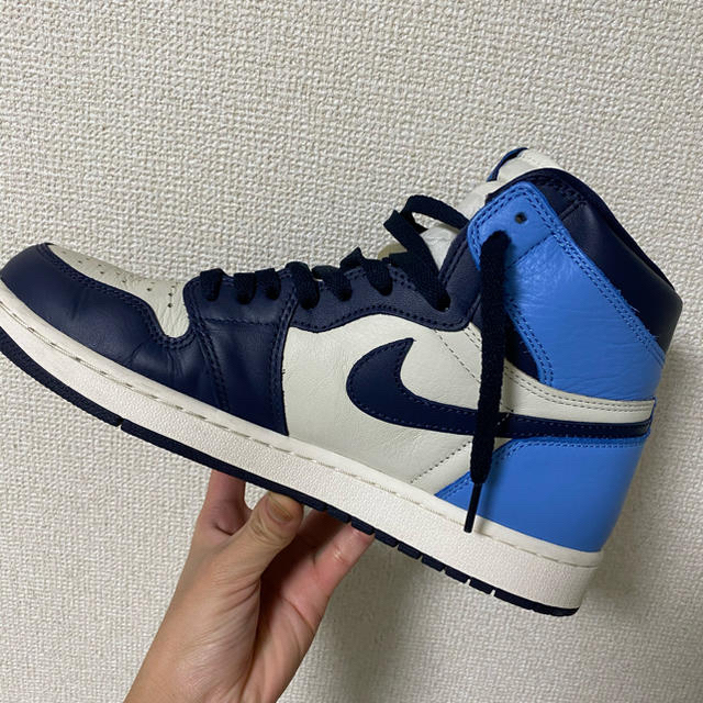 NIKE(ナイキ)のJORDAN1 UNIVERSITY BLUE 27.5 メンズの靴/シューズ(スニーカー)の商品写真