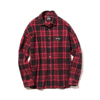 エフシーアールビー(F.C.R.B.)の半額 以下  FCRB ARCH STAR FLANNEL CHECK シャツ(シャツ)