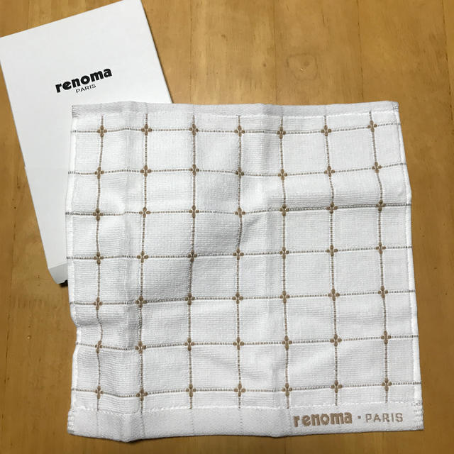 RENOMA(レノマ)のrenoma ハンドタオル　未使用 メンズのファッション小物(ハンカチ/ポケットチーフ)の商品写真