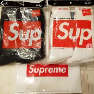 シュプリーム(Supreme)のsupreme hanesソックス二足セット(ソックス)