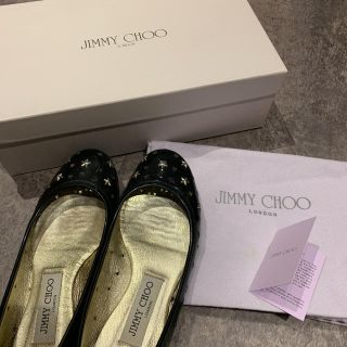 ジミーチュウ(JIMMY CHOO)の専用。大幅値下げ。ジミーチュウ　バレエシューズ パンプス　フラットシューズ(バレエシューズ)