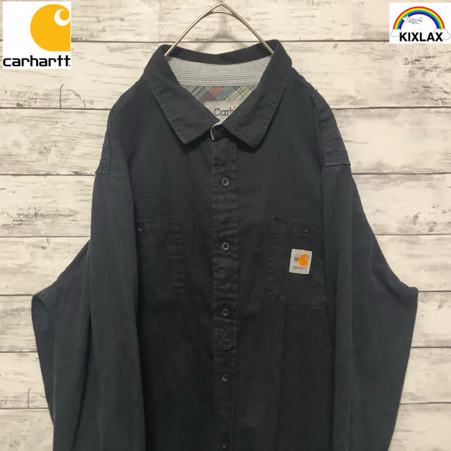 carhartt(カーハート)の[一点物] [carhartt] 90’s ワークシャツ　ビッグサイズ メンズのトップス(シャツ)の商品写真