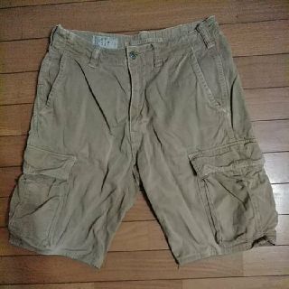 アメリカンイーグル(American Eagle)のアメリカンイーグルハーフパンツＬベージュ カーゴパンツ (ショートパンツ)