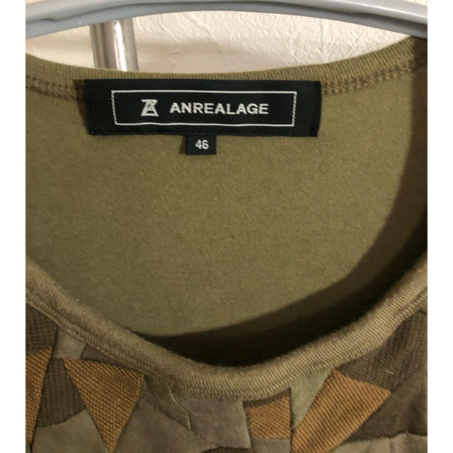 ANREALAGE(アンリアレイジ)のANREALAGE アンリアレイジ　パッチワーク　Tシャツ メンズのトップス(Tシャツ/カットソー(半袖/袖なし))の商品写真