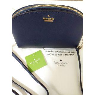 ケイトスペードニューヨーク(kate spade new york)の【新品】kate spade ケイトスペード　チェーンバッグブレザーブルータグ付(ショルダーバッグ)