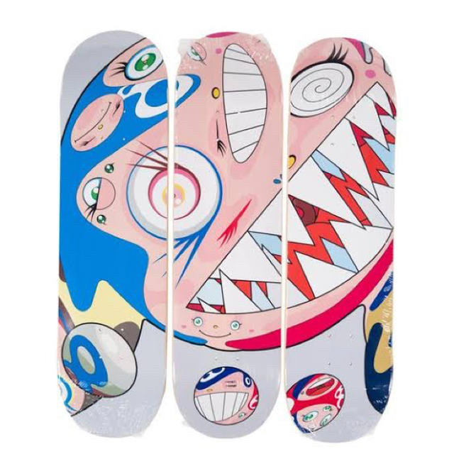 MEDICOM TOY(メディコムトイ)のTakashi Murakami Skateboard Deck Set 村上隆 エンタメ/ホビーの美術品/アンティーク(版画)の商品写真