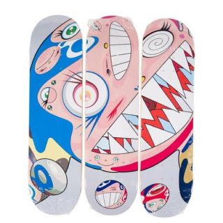 メディコムトイ(MEDICOM TOY)のTakashi Murakami Skateboard Deck Set 村上隆(版画)