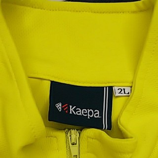 未使用 Kaepaジップアップシャツ イエロー サイズ2L(Tシャツ/カットソー(半袖/袖なし))
