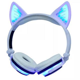 【高音質】光る猫耳ワイヤレスヘッドホン　【LED】(ヘッドフォン/イヤフォン)