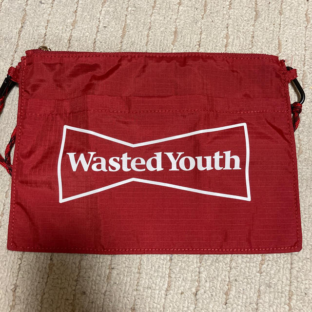 wasted youth ploom サコッシュ 赤 RED